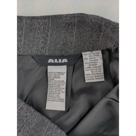 Womens Alia Skirt Size 8 Gray Poly/Rayon Blend Polyester Lining - Picture 10 of 10